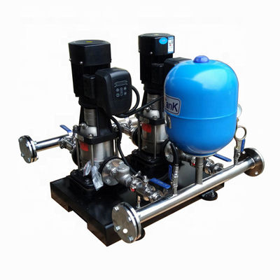 Good price La pompe matérielle du dispositif d'approvisionnement en eau de pompe à eau de propulseur de fréquence .SS304 avec piplien et sous pression le réservoir en ligne