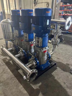 Good price La pompe matérielle du dispositif d'approvisionnement en eau de pompe à eau de propulseur de fréquence 1standby 1start .SS304 avec piplien et sous pression le réservoir en ligne