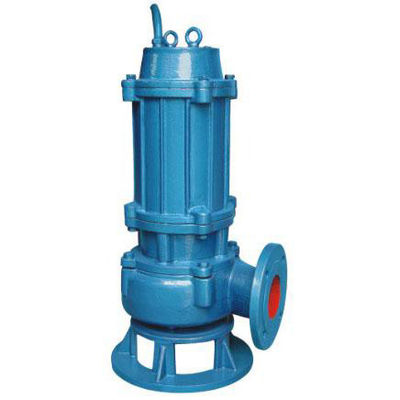 WQK Pompes d'égout submersibles Pompes d'eau domestiques submersibles avec coupeur Matériau d'impulsion en fonte ou en acier inoxydable