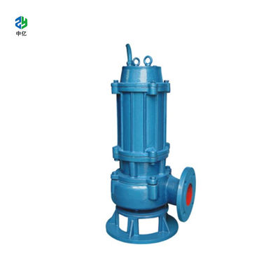 Les pompes de carter de vidange submersibles de pompe d'eaux d'égout de WQK SS304 avec la puissance de roue à aubes de broyeur de 0.75-350kw .color peuvent être bleues, noires et