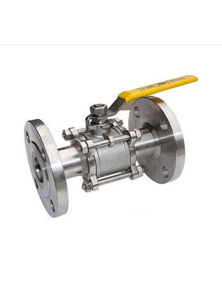 Good price Matériel de fonte de robinet à tournant sphérique de SS304 SS316 CF8M Three Piece Flange en ligne