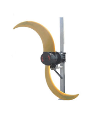 Eaux d'égout submersibles QDT4/4 électrique de mélangeurs de roue à aubes jaune de banane