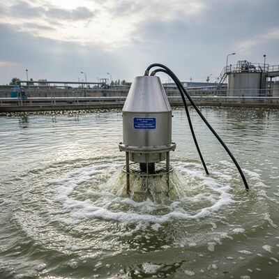 Bon prix 075 à 55 kW Puissance nominale Aérateur submersible 3 phases Convient pour une aération continue dans les étangs d'aération et le traitement biologique en ligne