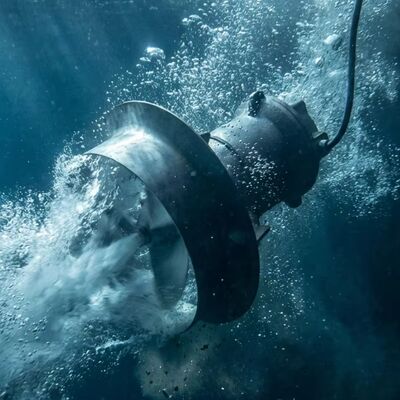 Bon prix Puissance nominale de 0,37 à 22 kW Mélangeur submersible Moteur électrique Mélangeur industriel pour le traitement des eaux usées et des fluides en ligne