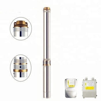 Good price 304 le moteur hermétiquement scellé submersible submersible inoxydable de pompe de puits de la pompe 3hp de Borewell a thermiquement protégé l'eau P en ligne