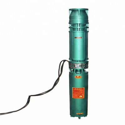 Pompe submersible de Borewell de rendement élevé pour la tension matérielle modèle 380v/50bz de fonte de l'irrigation QJ