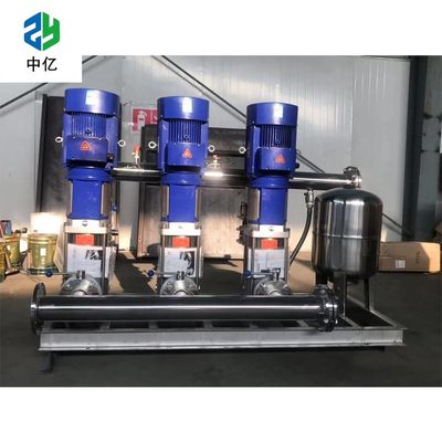 Équipement vertical/horizontal de pompe d'approvisionnement en eau pour l'approvisionnement en eau non négatif de conversion de fréquence de pression