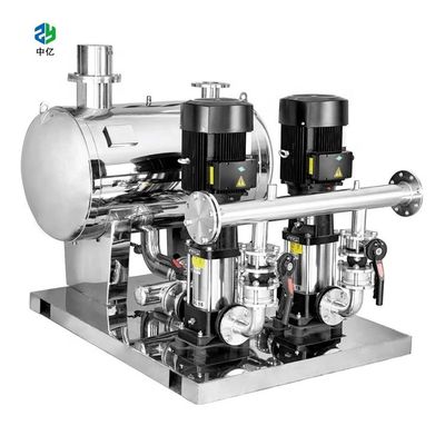 La pompe matérielle du dispositif d'approvisionnement en eau de pompe à eau de propulseur de fréquence 1standby 1start .SS304 avec piplien et sous pression le réservoir